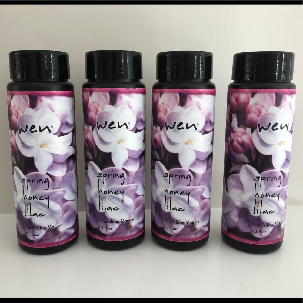 New (4) WEN Nourishing Mousse Spring Honey Lilac